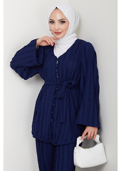 Ilgen Fırfırlı Ikili Takım 1610 - Lacivert modelleri