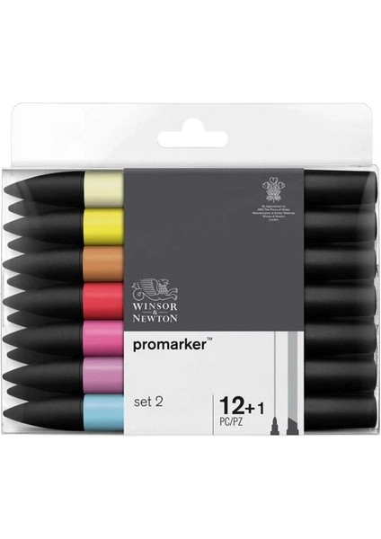 Promarker Kalem Seti 12+1 Renk Set 2