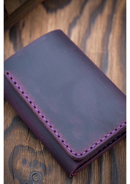 Gerçek Deri Cüzdan Kartlık El Yapımı Hakiki Premium Deri Italyan Dikiş 5 Kart Bölmeli Kompakt Cüzdan modelleri