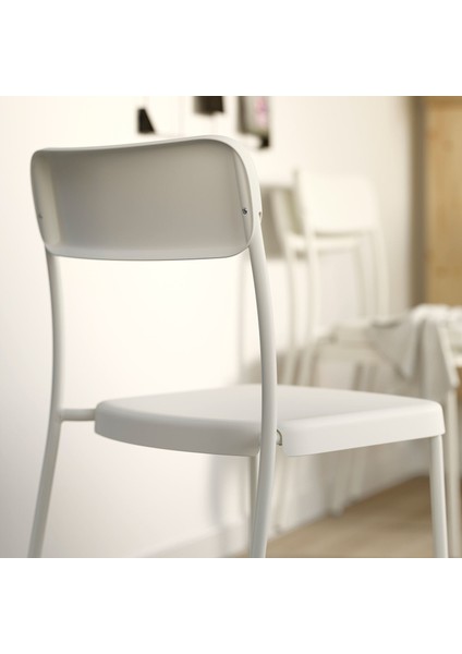 Mutfak Masası Takımı, Beyaz, 4 Sandalyeli, Sabit, 125X74 cm fırsatları