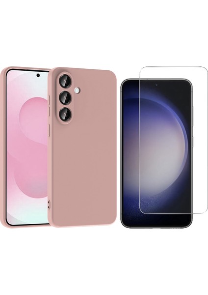 Samsung Galaxy S25 FE Kılıf Zore Mara Lansman Kapak + Nano Ekran Koruyucu