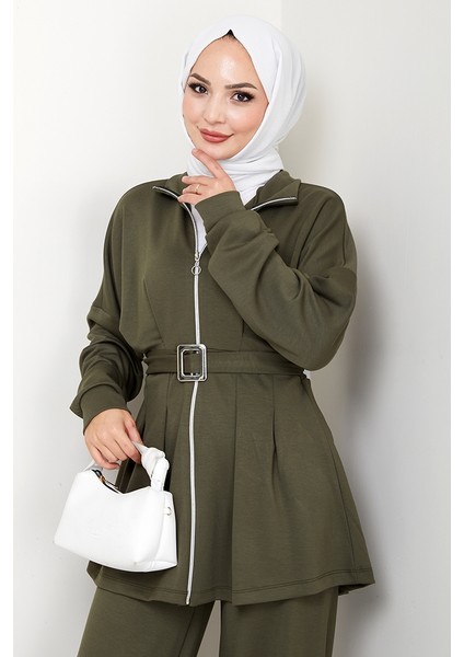 Dilsa Kemerli Oysho Ikili Takım 1607 - Haki fiyatları