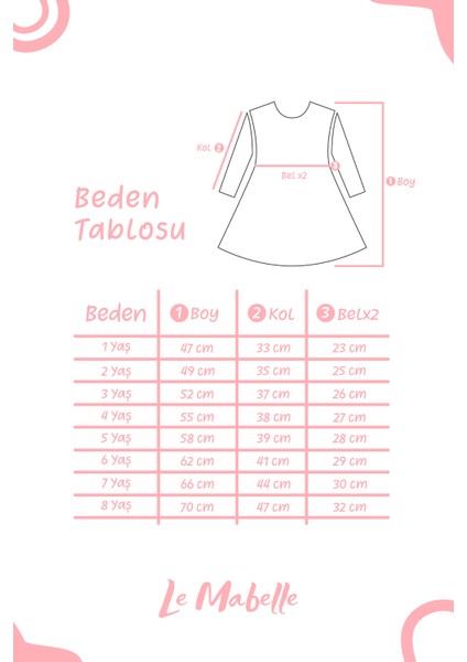 Pembe Uzun Kollu Organze Kız Çocuk Parti Elbisesi - Sage