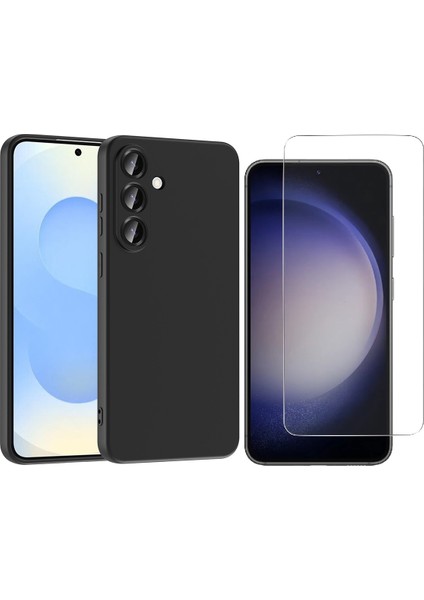 Samsung Galaxy S25 FE Kılıf Zore Mara Lansman Kapak + Nano Ekran Koruyucu