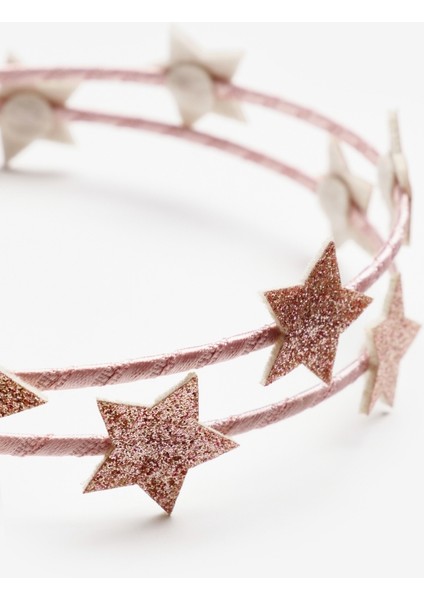 Rose Minik Yıldızlı Kız Çocuk Taç fırsatları