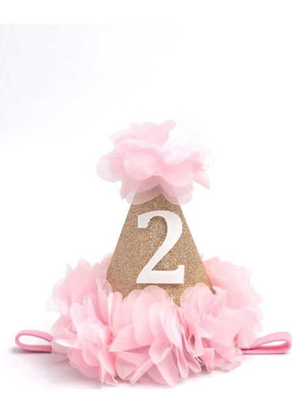 Pembe 2 Yaş Huni Doğum Günü Tacı fiyatları