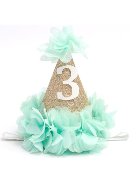 Mint 3 Yaş Huni Doğum Günü Tacı fiyatları