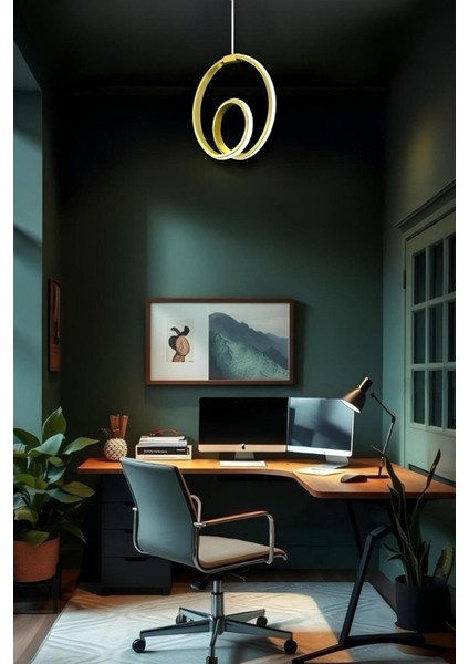 Perma Eskitme Tek Renk Modern Sarkıt LED Avize fırsatları