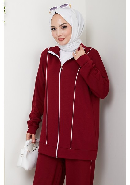 Biyeli Oysho Ikili Takım 1608 - Bordo modelleri