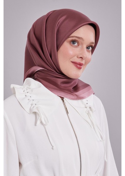 A.pembe Kenar Bordürlü Twill Ipek Eşarp fiyatları
