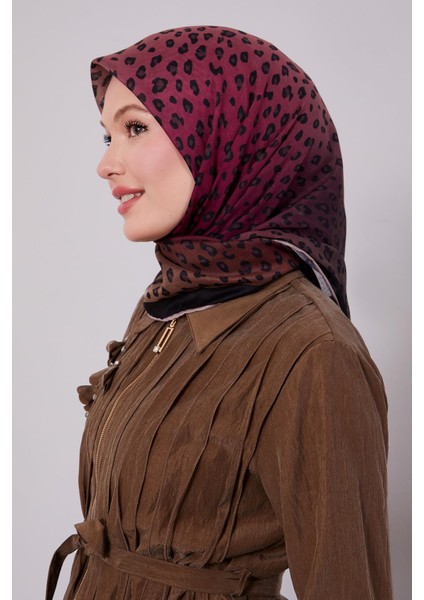 Siyah-Yeşil Leopar Desen Soft Eşarp fiyatları