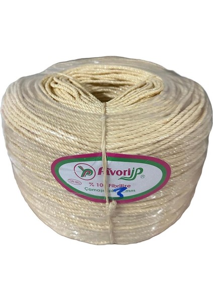 Krem Renkli Naylon Örgü Halat 100 M, 5 Adet fiyatları