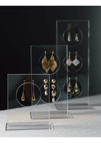 Turuncu 3’lü Akrilik Küpe Standı, Sergileme Tutucu, Minimalist Mücevher Düzenleyici fiyatları