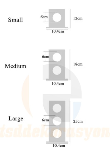 Turuncu 3’lü Akrilik Küpe Standı, Sergileme Tutucu, Minimalist Mücevher Düzenleyici