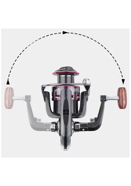 Hpy HB3000 Spinning Reel Çift Makara / 5.2:1 Dişli Oranı / Hafif Alüminyum / Tatlı Tuzlu Su / Reel Spinning At Çek Olta Makinesi indirimleri