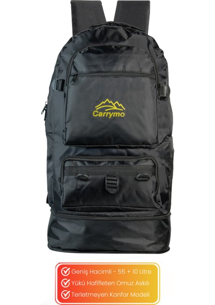 Körüklü Konfor Modeli Çok Gözlü Gezi Seyahat Yürüyüş Dağcı Kamp Spor Sırt Çantası