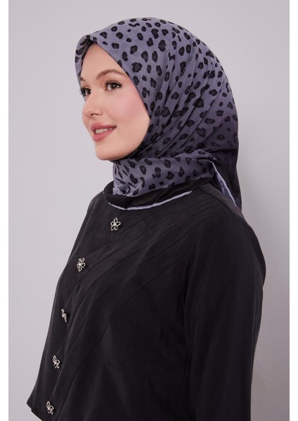 Indigo Leopar Desen Soft Eşarp fiyatları