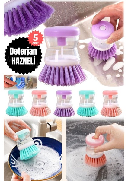 Pratik ve Dayanıklı Hazneli Bulaşık Süngeri Seti, 5 Adet fiyatları