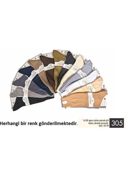 Gama 305 Erkek Pamuklu Merserize Çorap