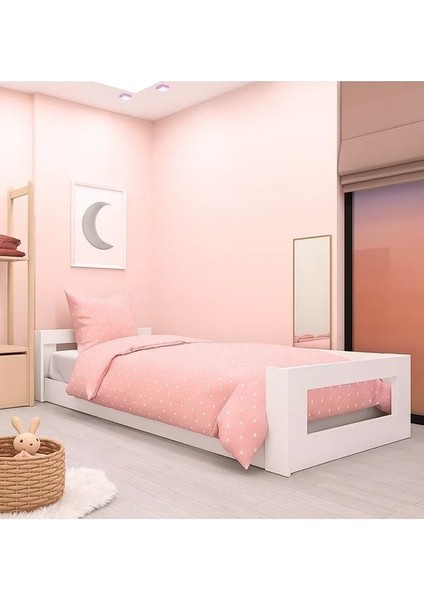 Tuliplife TLP119S Montessori Karyola Beyaz 90X190 Yatak Uyumlu Genç Yatağı Yatak fiyatları