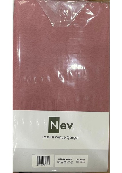 Nev Marka Lastikli Fitted Penye Çarşaf 100X200 + 30 cm ( Yükseklik 30 cm ) K. Mercan fiyatları