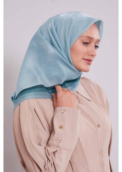 Mint Yeşili Kehribar Eşarp