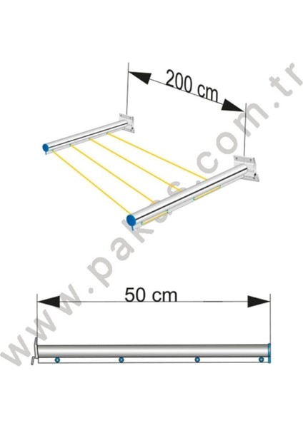 Duvara Monte Balkon Çamaşır Kurutma Askısı, Dayanıklı ve Pratik Tasarım modelleri