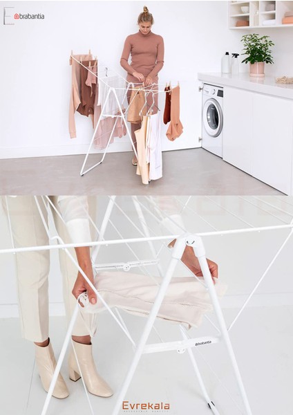 Beyaz Çamaşır Askısı 15 M, Dayanıklı ve Pratik Kurutma Eşyası fiyatları