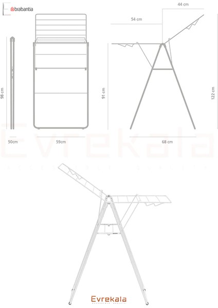 Beyaz Çamaşır Askısı 15 M, Dayanıklı ve Pratik Kurutma Eşyası fırsatları
