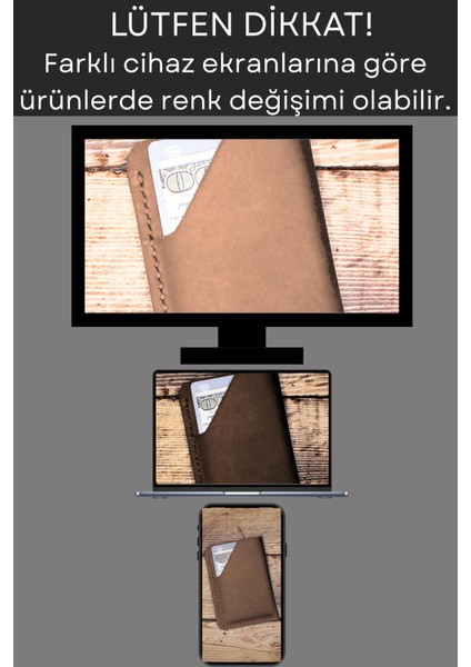 Gerçek Deri El Yapımı Hakiki Deri Cüzdan Kartlık Italyan Dikiş Premium Hakiki Deri fırsatları