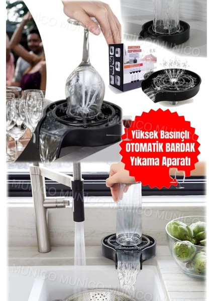 Hızlı ve Kolay Temizlik Sağlayan Parlatıcı Sürahi, Pratik Kullanım ile Parlak Bardaklar