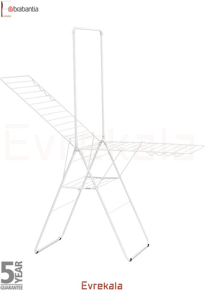 Çamaşır Kurutma Askılığı, Ekstra Askılıklı, 25 M, Dayanıklı ve Pratik Kullanım