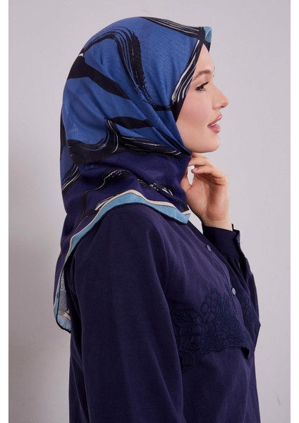 Yosun Yeşili Soyut Desen Soft Eşarp fiyatları