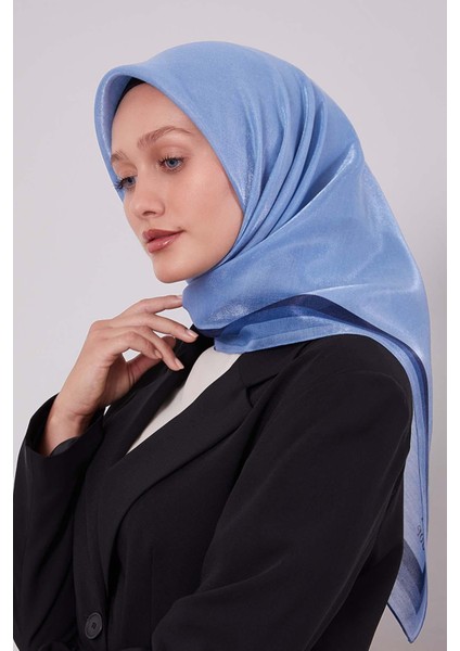 Mavi Kehribar Eşarp