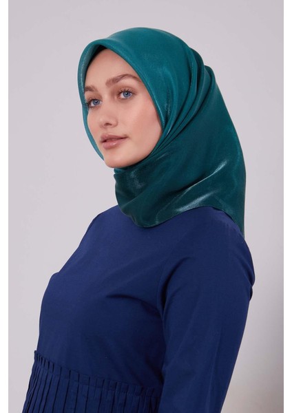 Benetton Çift Renk Kehribar Eşarp