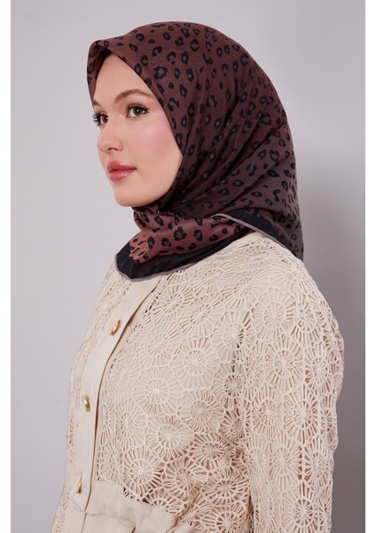 K.vizon Leopar Desen Soft Eşarp fiyatları