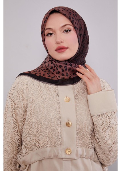 K.vizon Leopar Desen Soft Eşarp modelleri