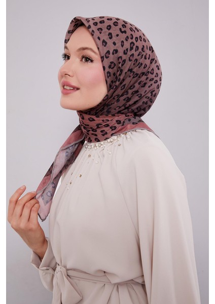 Kiremit Leopar Desen Soft Eşarp fiyatları