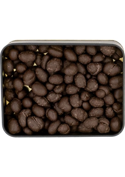 Şeker Ilavesiz, Glütensiz, Vegan Yer Fıstıklı Bitter Çikolata - Küçük Kare Metal Kutu, 150 gr fiyatları