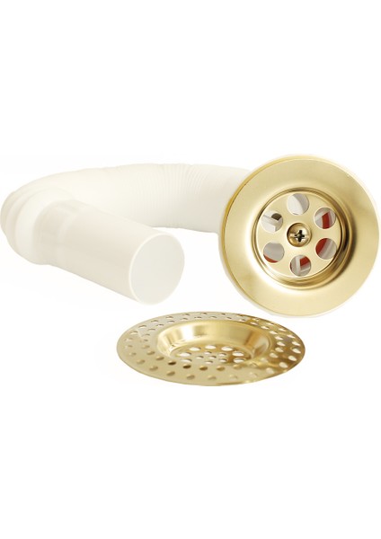 Altın Lavabo Süzgeci ve Seyyar Süzgeç Çöp Tıkacı