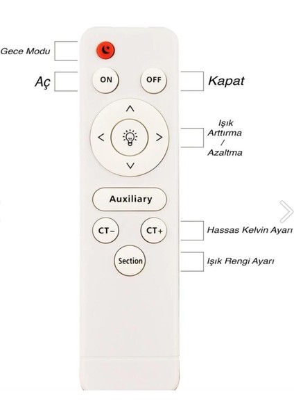 3 Renkli Yanıp Giden LED Işık, Metalik Görünüm, Kumandalı, Şık ve Modern Tasarım indirimleri