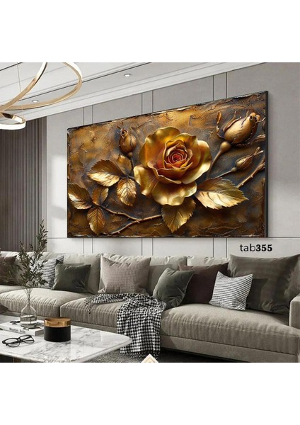 Ay Çiçeği Kanvas (Led) Işıklı Tablo