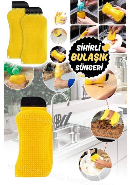 Silikon ile Hassas ve Pratik Temizlik Fırçası, Araba Jantı ve Bulaşık Için Uygun