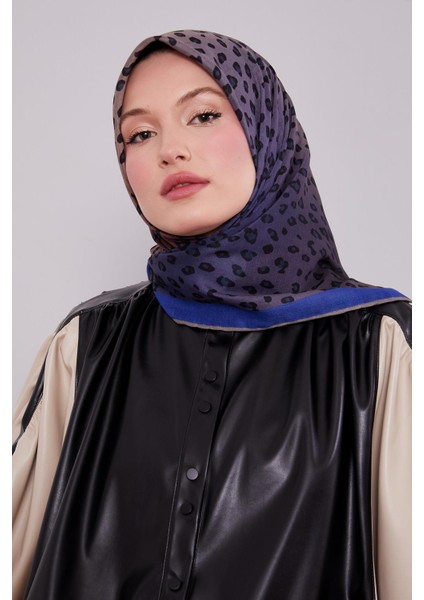 Saks Leopar Desen Soft Eşarp modelleri