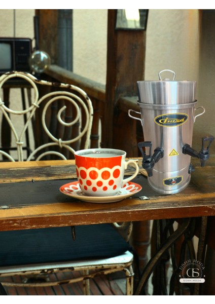 Paslanmaz Çelik Otomatik Çay Makinesi 4l 30 Bardak Kapasiteli, Gri modelleri