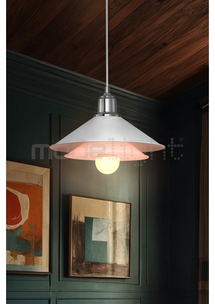 Beyaz Sarkıt Avize, Salon, Çocuk, Yemek, Yatak Odası ve Antre Dekoru Için Şık Tasarım