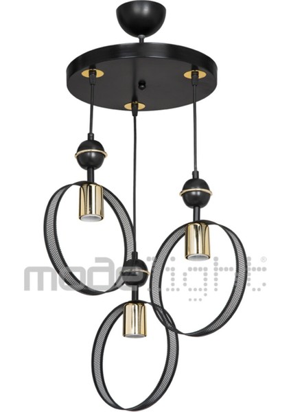 Şık Siyah 3'lü Avize ile Evinizde Modern Bir Atmosfer Yaratın modelleri