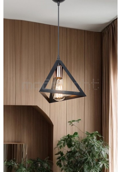 Bakır Lale Detaylı Sarkıt Avize, Şık ve Zarif Aydınlatma Seçeneği