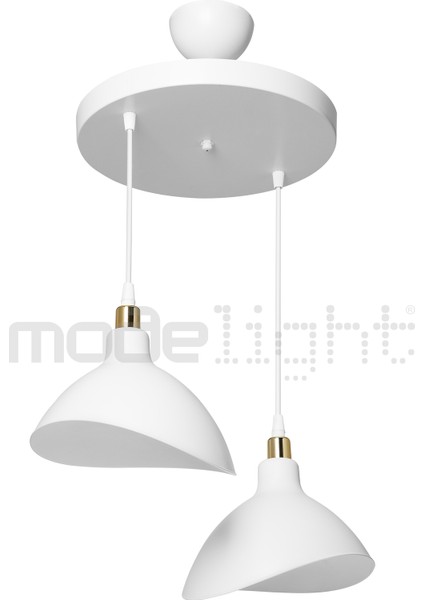 Beyaz 2'li Avize, Salon, Oturma Odası, Çocuk Odası, Yemek, Yatak Odası, Antre, Mutfak modelleri