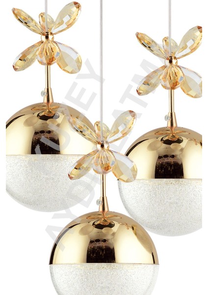 3'lü Kumandalı Renkli LED Aydınlatma, Beyaz Altın Tasarım modelleri